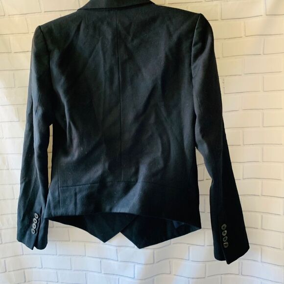 Zara Woman Studio Black Tuxedo Style Blazer Size S - Picture 6 of 6